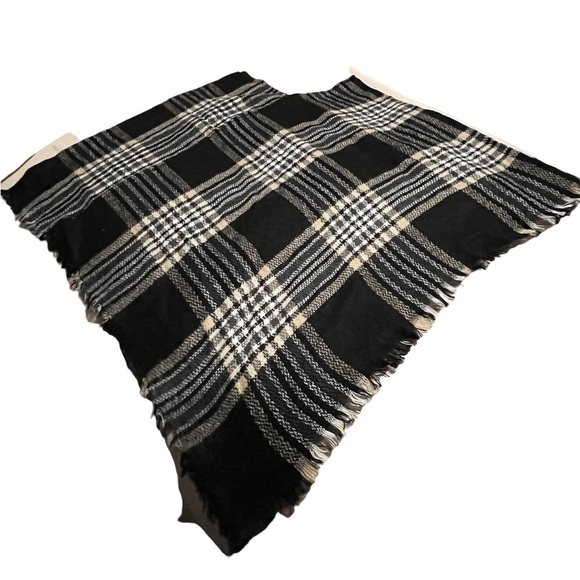 Lava Accessories Striped Poncho Sweater Jacket - Picture 1 of 7